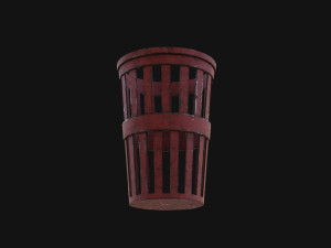 Trash can Model 3D