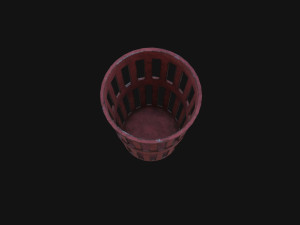 Trash can Model 3D