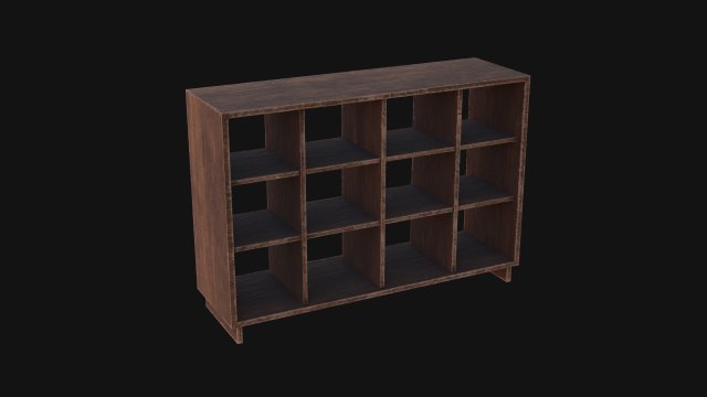 Japanese Shoe box 3D Model .c4d .max .obj .3ds .fbx .stl .blend 