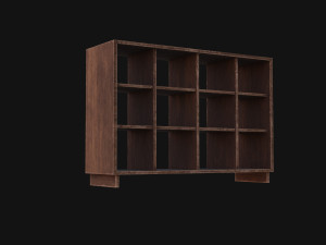 Japanese Shoe box 3D Model