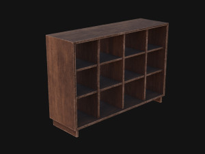 Japanese Shoe box 3D Model