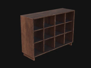 Japanese Shoe box 3D Model