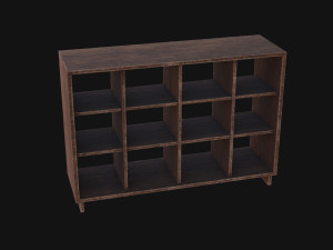 Japanese Shoe box 3D Model