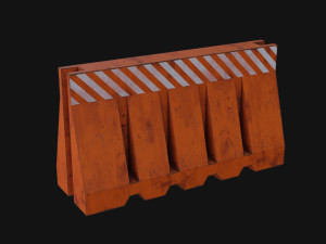 Plastic Barrier 3D 模型