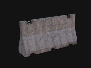 Traffic barrier 3D 模型