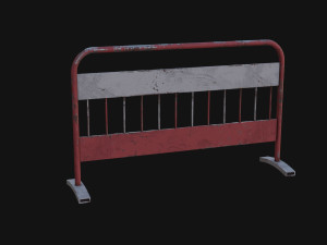 Traffic barrier 3D 模型