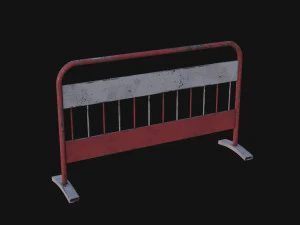 Traffic barrier 3D Model