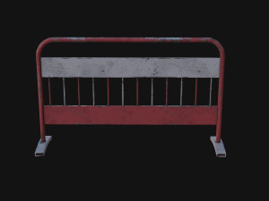 Traffic barrier 3Dモデル