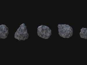 Asteroids 3D Model