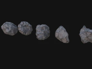 Asteroids 3D Model