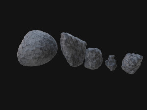 Asteroids 3Dモデル