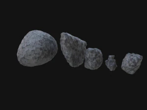 Asteroids 3D Model