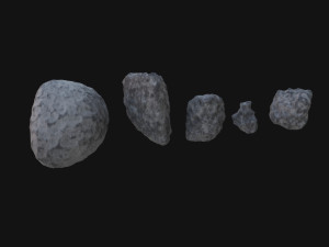 Asteroids 3Dモデル
