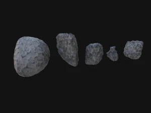 Asteroids 3D Model