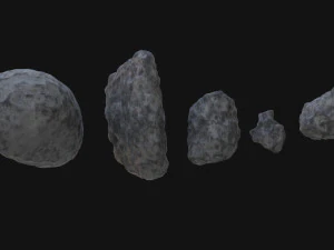 Asteroids 3D Model
