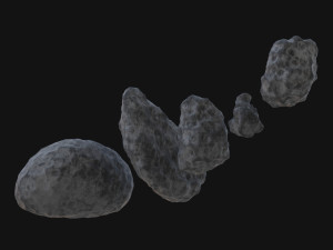Asteroids 3Dモデル