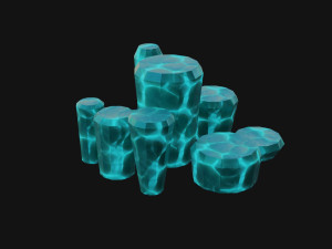 Crystals Modèle 3D
