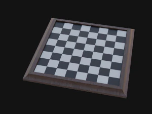 Schaakbord 3D Model