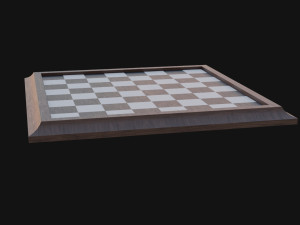Chess Board 3D Model