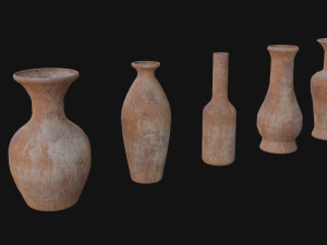Old Vasesset1 Model 3D