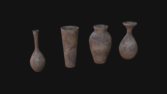 Old Vasesset2 3D 모델 .c4d .max .obj .3ds .fbx .stl .blend 