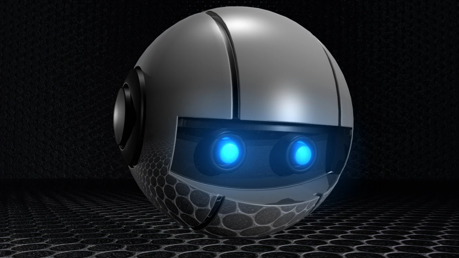 Robot de inteligencia artificial IA Modelo 3D .c4d .max .obj .3ds .fbx .stl .blend 