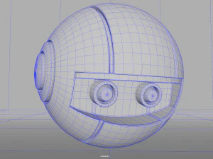 Robot de inteligencia artificial IA Modelo 3D