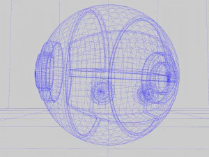 Robot de inteligencia artificial IA Modelo 3D