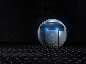 Robot de inteligencia artificial IA Modelo 3D