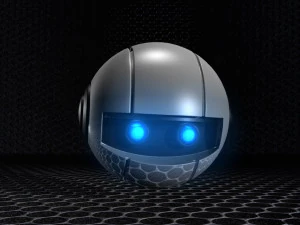 Robot de inteligencia artificial IA Modelo 3D