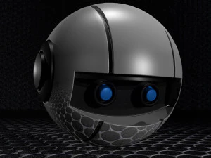 Robot de inteligencia artificial IA Modelo 3D