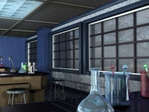 Classroom - Chemistry Science Lab 3D Model