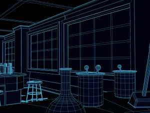 Classroom - Chemistry Science Lab 3D Model