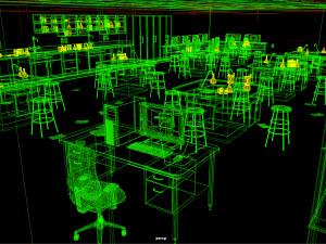 Classroom - Chemistry Science Lab 3D Model