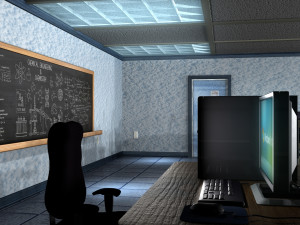 Classroom - Chemistry Science Lab 3D Model