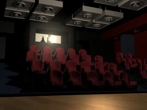 Theater Auditorium 3D Model