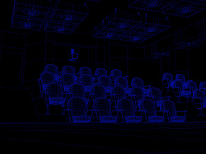 Theater Auditorium 3D-Modell