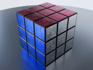 Cubo de Rubik Modelo 3D