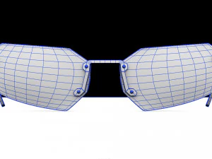 The Matrix Sunglasses - Agent Smith 3D Model