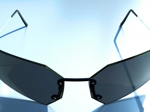 The Matrix Sunglasses - Agent Smith 3D Model