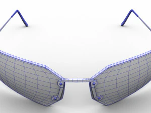 The Matrix Sunglasses - Agent Smith 3D Model