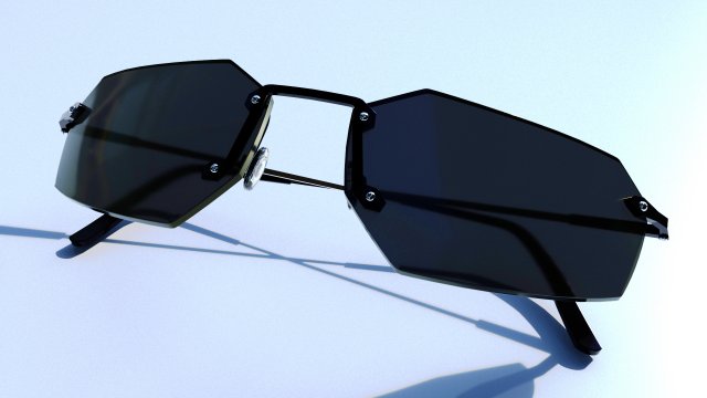 The Matrix Sunglasses Agent Smith 3D Model in Andere 3DExport