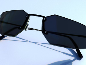 The Matrix Sunglasses - Agent Smith 3D Model