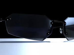 The Matrix Sunglasses - Agent Smith 3D Model