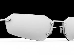 The Matrix Sunglasses - Agent Smith 3D Model