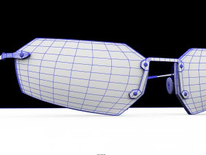 The Matrix Sunglasses - Agent Smith 3D Model