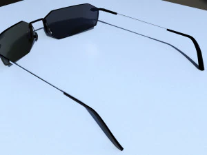 The Matrix Sunglasses - Agent Smith 3D Model