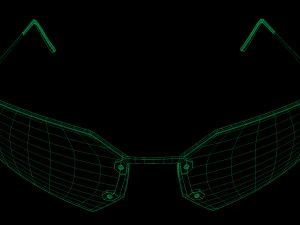 The Matrix Sunglasses - Agent Smith 3D Model
