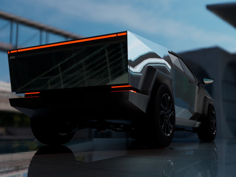 Tesla Cybertruck 3D 모델