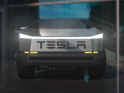 Tesla Cybertruck 3D 모델